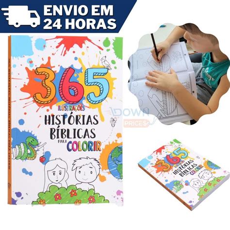 Livro Hist Rias B Blicas Para Colorir Infantil Crian As Crian As