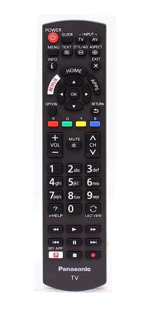 Control Remoto Panasonic Pantalla Smart Tv Netflix Pilas