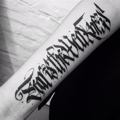 Tattoo Lettering - Awesome Lettering Tattoos, Designs & Fonts