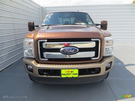 Golden Bronze Metallic Ford F Super Duty King Ranch Crew Cab