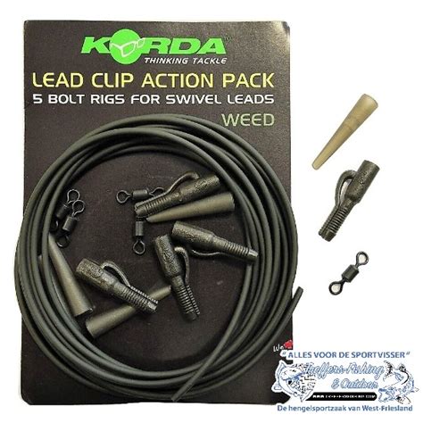 Korda Lead Clip Action Pack Weed Treffersfishing