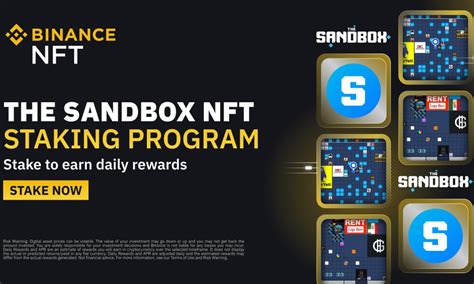 Binance Nft Introduces The Sandbox Nft Staking Program To Engage The