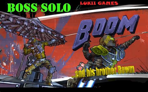 Borderlands 2 Boom Bewm Boss Solo YouTube