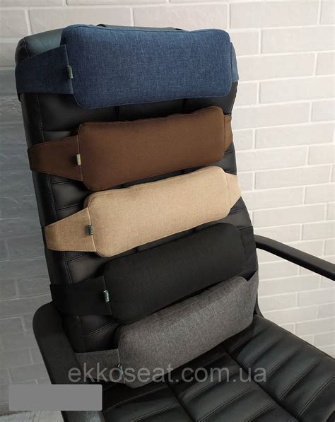 Ортопедическая подушка EKKOSEAT под спину для офисного кресла ...