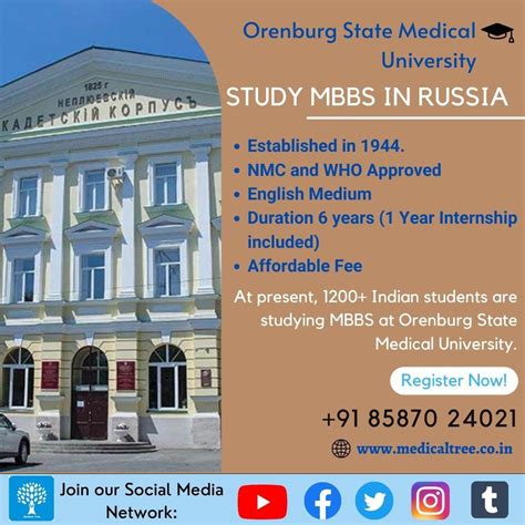 Mbbs Admission Open Orenburg State Medical University Justpasteit