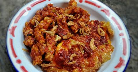 Resep Tempe Dan Telor Ceplok Balado Enak Dan Mudah Cookpad