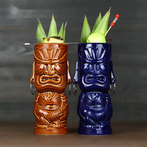 Free Shipping Hawaii Tiki Mugs Cocktail Cup Beer Beverage Mug Wine Mug