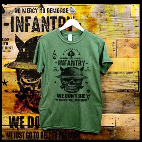 Military Infantry T-shirt Combat Veteran Tactical War Quote Special ...