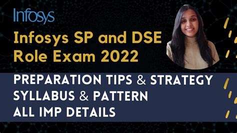 Infosys DSE And SP Role Tips And Strategy Syllabus And Pattern