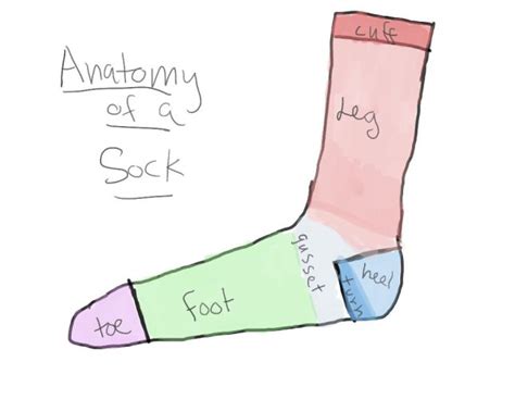 Anatomy Of A Sock Blue Steel Knits