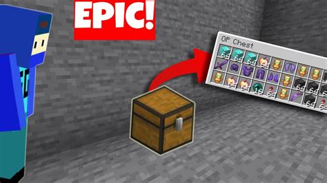 MINECRAFT But CHESTS Give OP Items YouTube