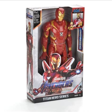 Muñeco Iron Man con luz y sonido Coquito Import