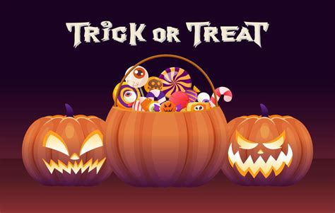 Trick Or Treat Vector Art, Icons, and Graphics for Free Download