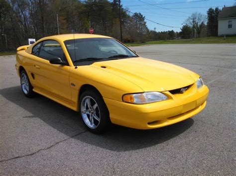 Yellow 1998 Ford Mustang Gt For Sale Mcg Marketplace