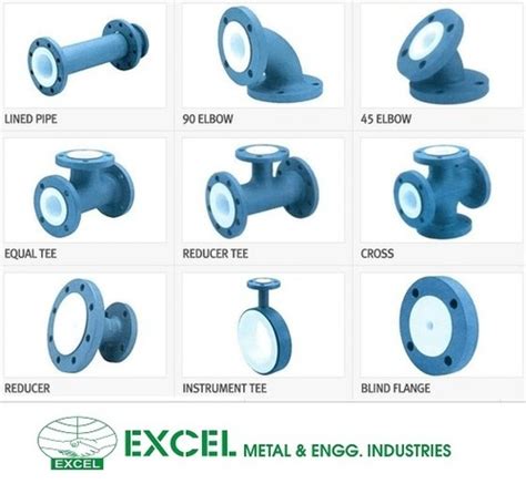 Lined Fitting Ptfe Lined Pp Lined Hdpe Lined Etc At Best Price