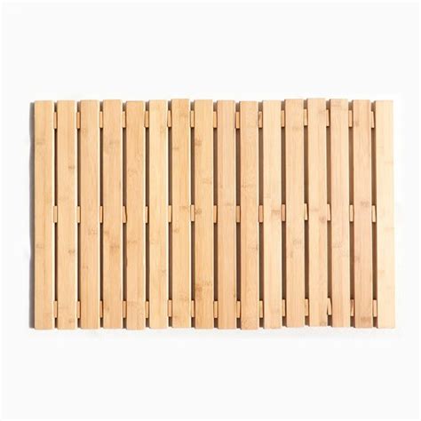 Natural Non Slip Bamboo Bath Mat Aemaxx Co Ltd