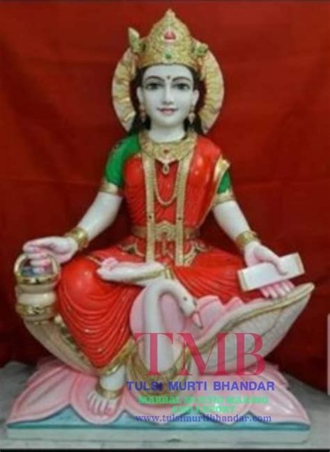 Marble Saraswati Mata Statue At Rs 65000 Marble Saraswati Statue In