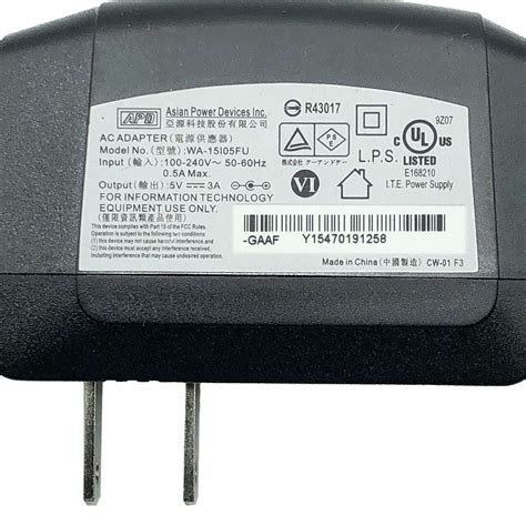 Genuine Apd Wa I Fu Ac Power Adapter V A Power Supply Oem Ebay