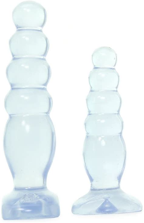 Doc Johnson Crystal Jellies Anal Delight Trainer Kit Small Large