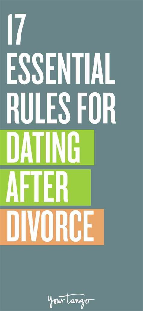 Experts Reveal The 4 Golden Rules For Dating After Divorce Dating