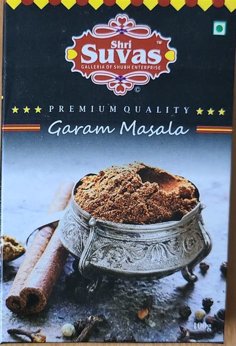 Suvas Garam Masala 100 Gms 55194 Buy Indian Spices Online