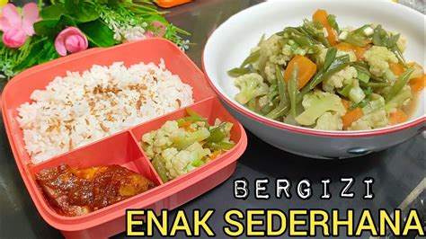 RESEP TUMIS KEMBANG KOL WORTEL BUNCIS ENAK SIMPLE GURIH UNTUK BEKAL