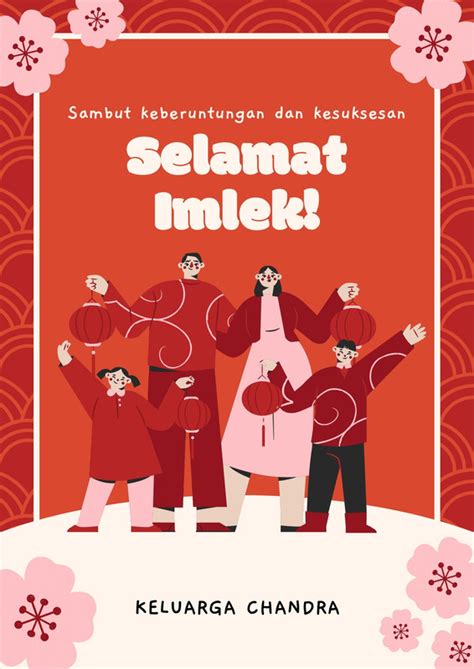 Gratis Contoh Poster Imlek 2025 Keren Canva