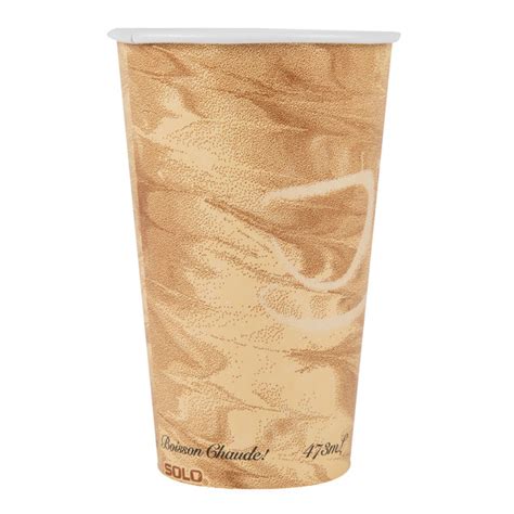 Solo MS Oz Mistique Single Sided Poly Paper Hot Cup Case