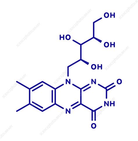 Vitamin B2 Molecule Illustration Stock Image F0279357 Science