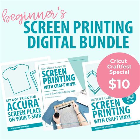 Beginner Screen Printing Guide Bundle Pigskins And Pigtails