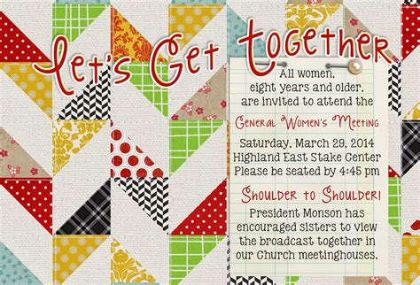 Alexis Design Gallery Rs Meeting Quilt Invitation