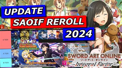 SAOIF HOW TO REROLL ON SWORD ART ONLINE INTEGRAL FACTOR 2024