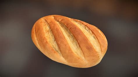 Bread 3d Model