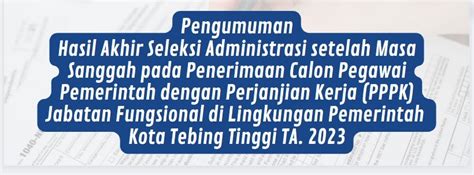 Berita BKD Kota Tebing Tinggi