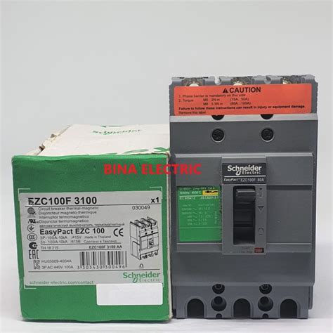 Jual Mccb Schneider P A Ka Easypact Ezc F Ezc F Jakarta