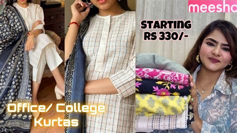 Meesho Affordable Kurti Kurta Set Haul Starting Rs Reselling