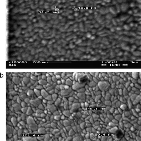 SEM Cross Section Images For A ITO PZT Pt Ti SiO2 Si And B