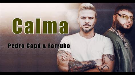 Calma Pedro Cap Farruko Lyrics Karaoke Youtube