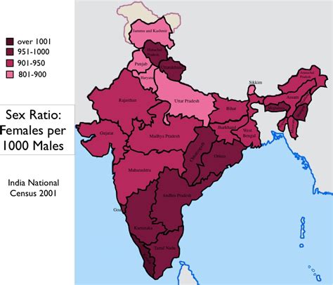 Womens Status And Sex Ratios In India Geocurrents