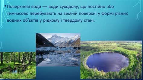 Презентація до уроку "Води суходолу"