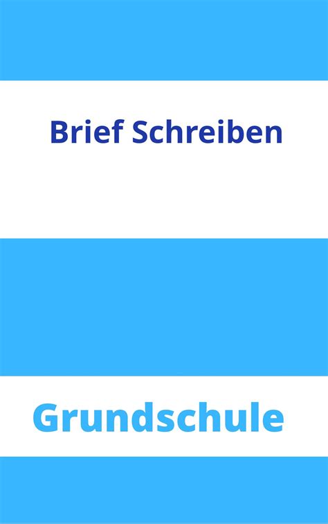 Briefe Schreiben Grundschule Arbeitsbl Tter Bungen