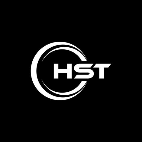 hst letra logo diseño inspiración para un único identidad moderno