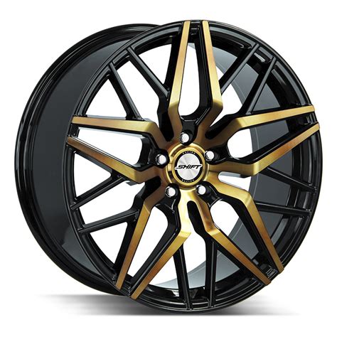 The Spring Wheel By Shift In Gloss Black Machined Strada Wheels