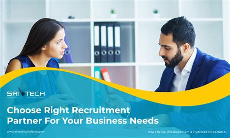 Choose Right Recruitment Partner For Your Business Needs SRI Tech