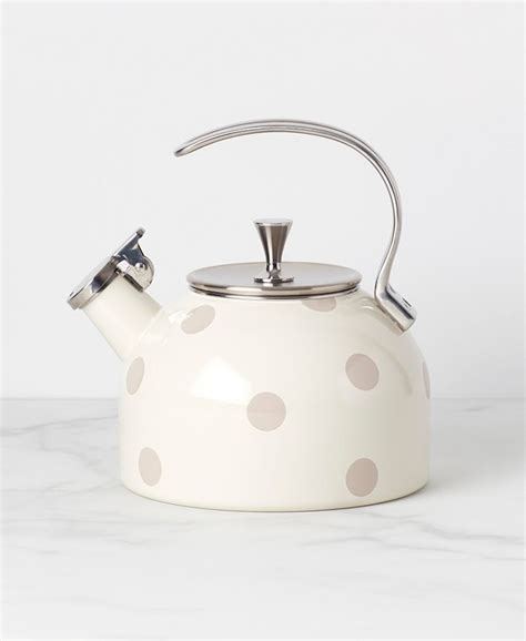 Kate Spade New York All In Good Taste Deco Dot Tea Kettle Macys