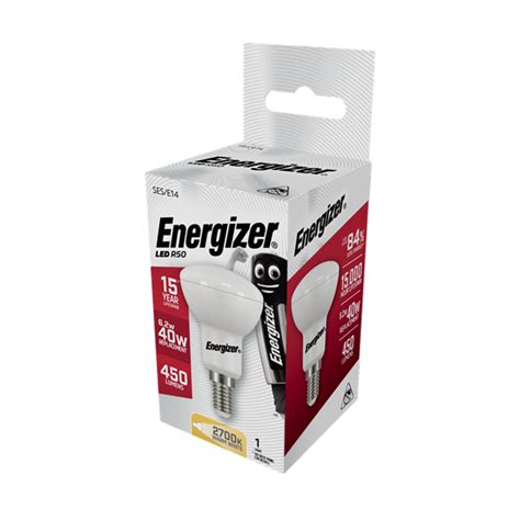 Energizer R50 430lm 6w E14 Ses 2700k Warm White Pack Of 5 Jacs