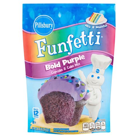 Pillsbury Funfetti Bold Purple Cupcake And Cake Mix 825 Oz Walmart Inventory Checker