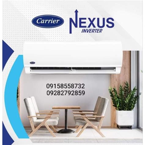 Carrier 1 5HP Nexus Split Type Inverter Aircon Shopee Philippines