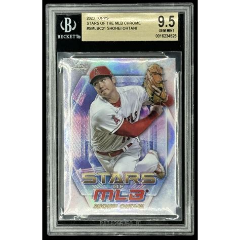 Shohei Ohtani 2023 Topps Stars Of MLB Chrome SMLBC21 BGS 9 5