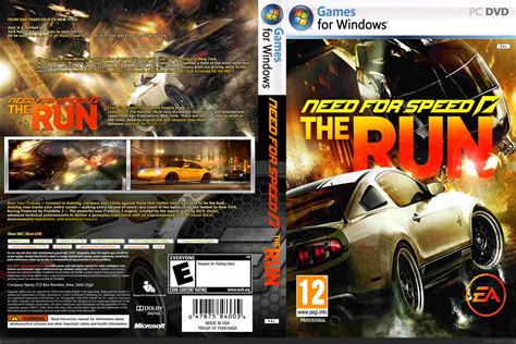 Viewing full size Need for speed The Run box cover